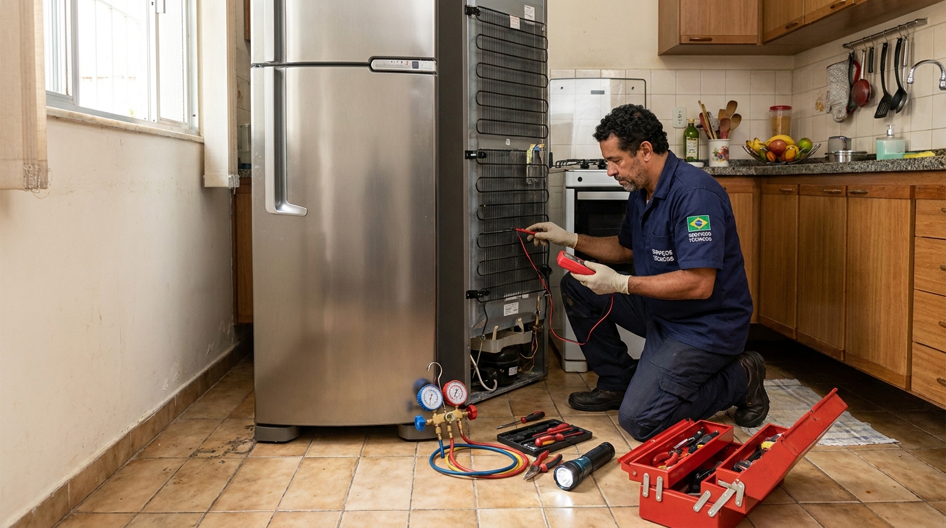 Técnico de geladeira perto de mim em Vila Velha‑ES